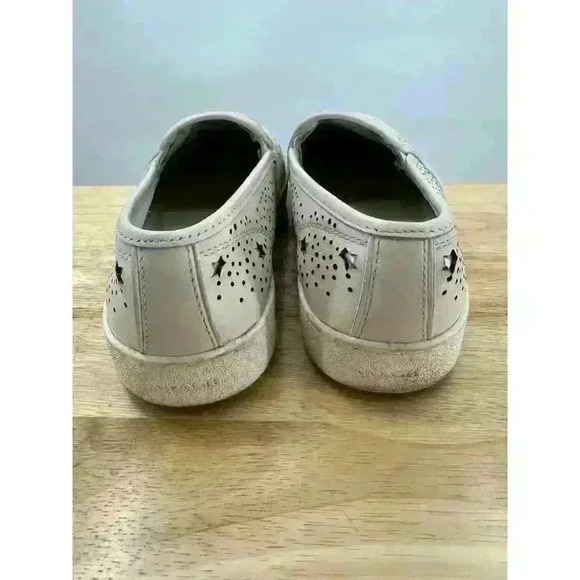 Coach Chalk Celestial Star Leather Slip-on‎ Sneakers Women's Size 11B - Picture 9 of 11